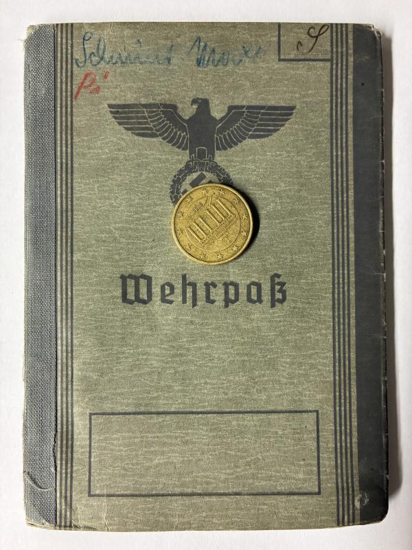 Wehrpass -  WH (Heer) -  62.Inf.Div. - Schmidt