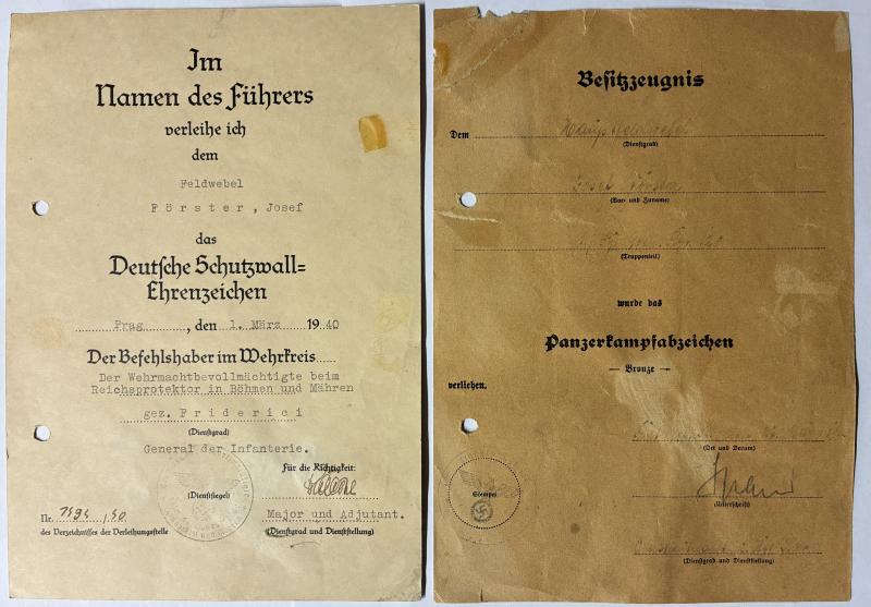 Citation grouping - 23.Pz.Div. - Förster