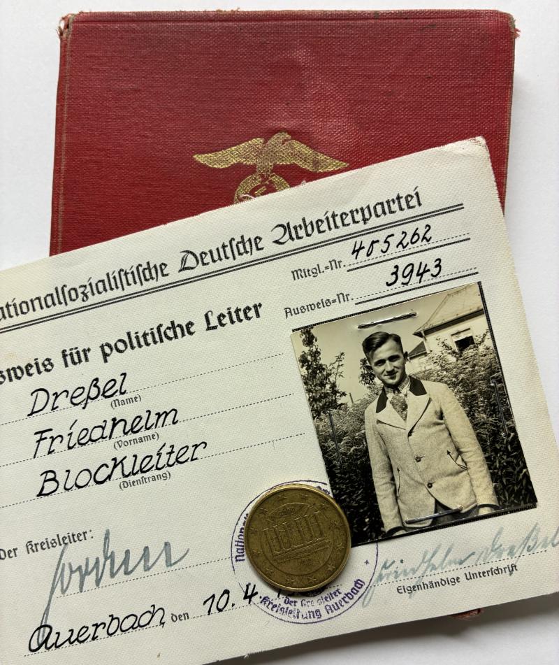 NSDAP - membership booklet/