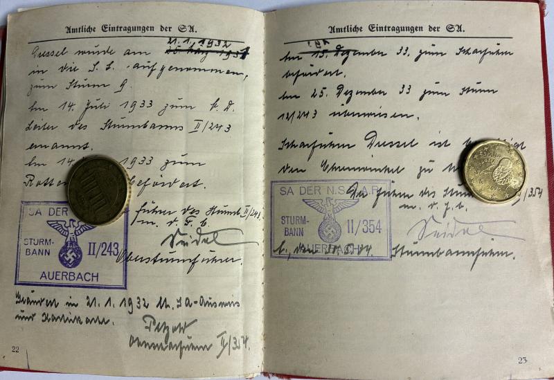 NSDAP - membership booklet/