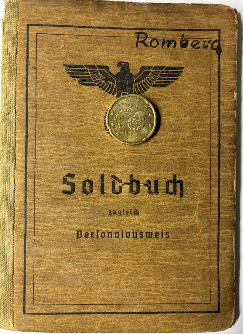 Soldbuch  WH (Heer) - 79.Inf.Div. /  545.VGD - Romberg