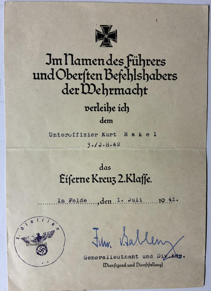 Citation grouping - 7.Inf.Div. - Rackel
