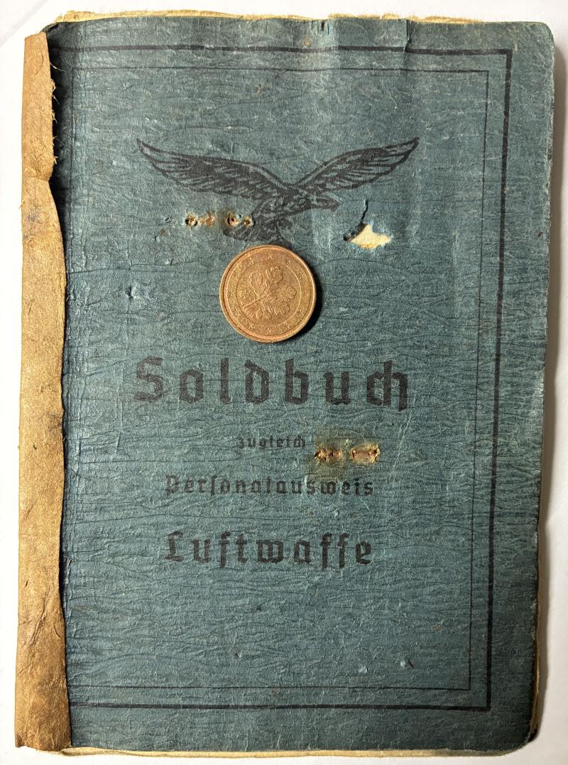 Soldbuch - Luftwaffe - NJG 1 - Müller
