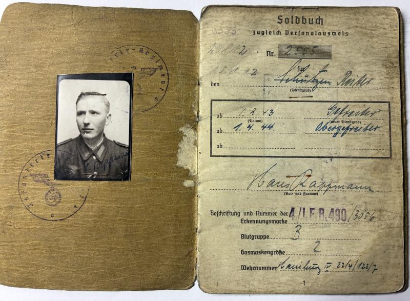 Soldbuch - WH (Heer) - 32.Inf.Div./