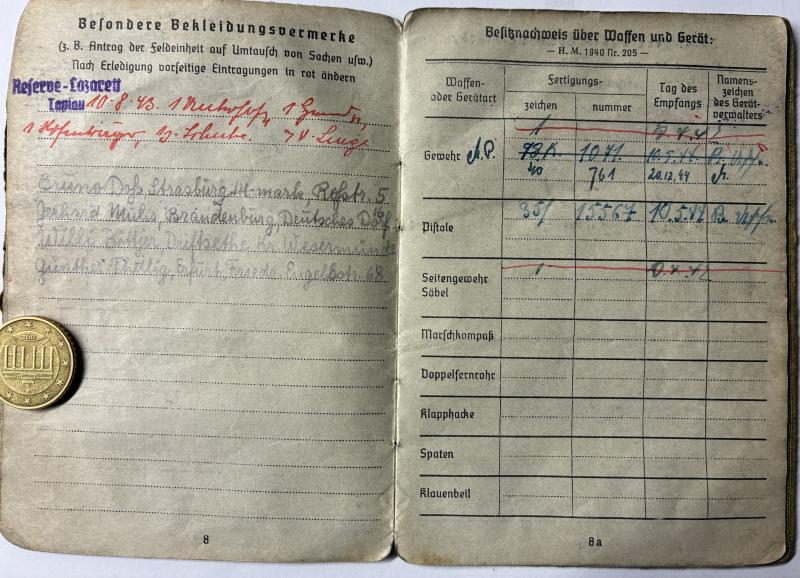 Soldbuch - WH (Heer) - 32.Inf.Div./