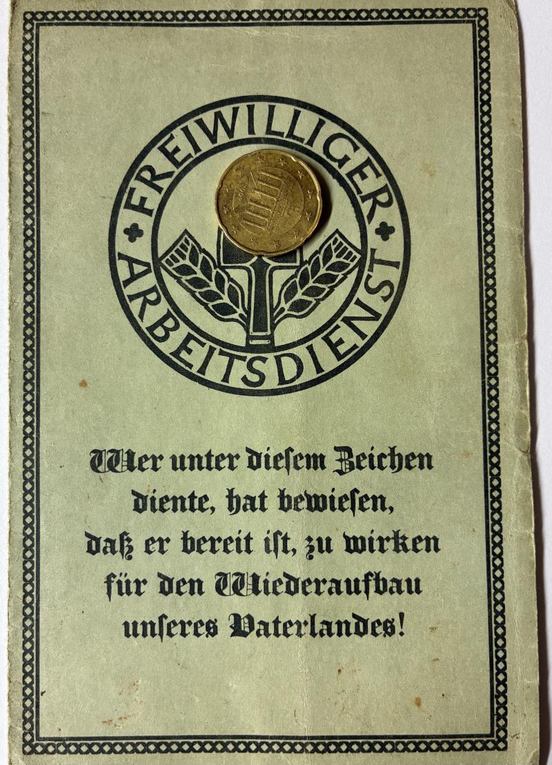 Freiwillige Arbeitsdienst (FAD) I.D. -