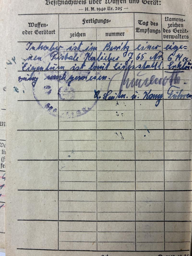 Soldbuch/citations - WH (Heer) - 126.Inf.Div. - Scholz