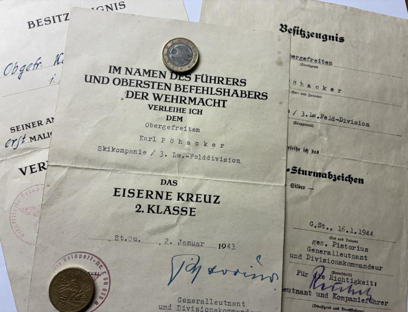 Citation grouping - Luftwaffe - 3.Lw.Feld Division - Pöhacker