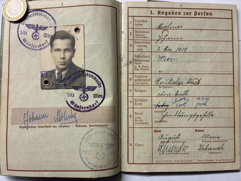 Wehrpass/Soldbuch