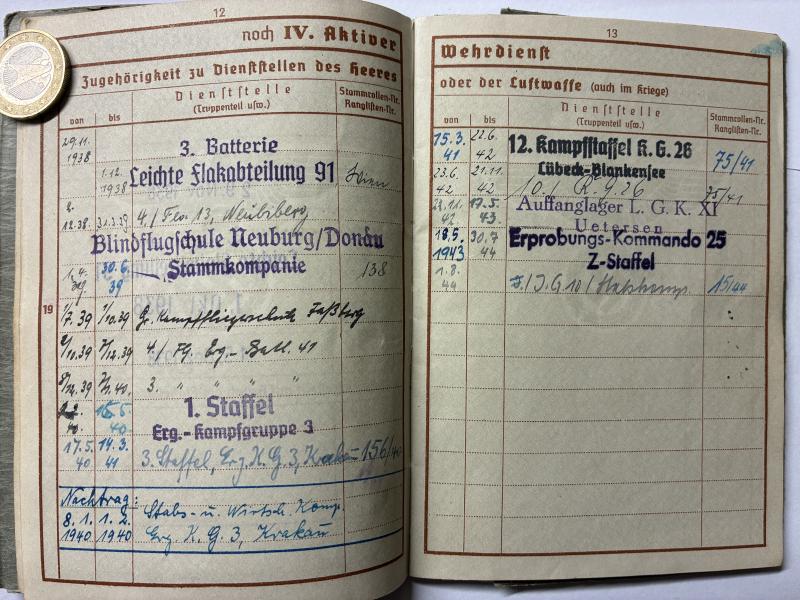Wehrpass/Soldbuch
