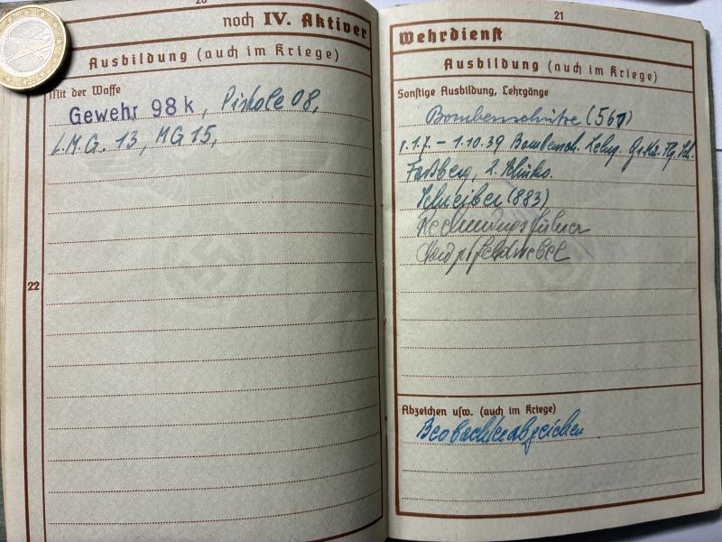 Wehrpass/Soldbuch