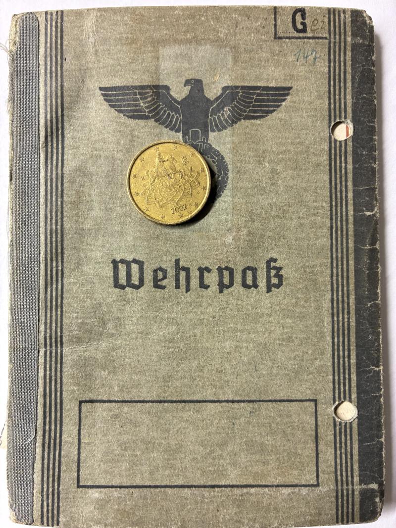 Wehrpass - WH (Heer) - Werfer E.u.A.Abt.3 - Geier
