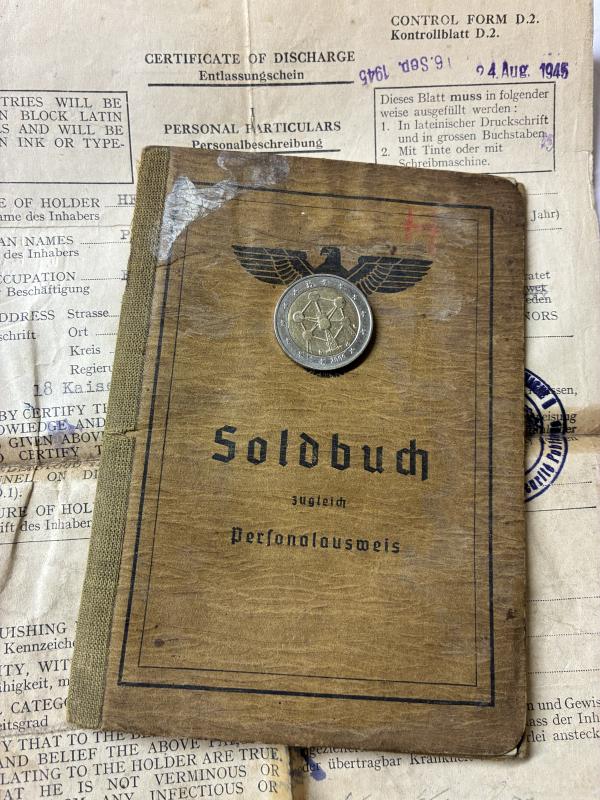 Soldbuch WH (Heer) - 26.Pz.Div. - Africa - Hein