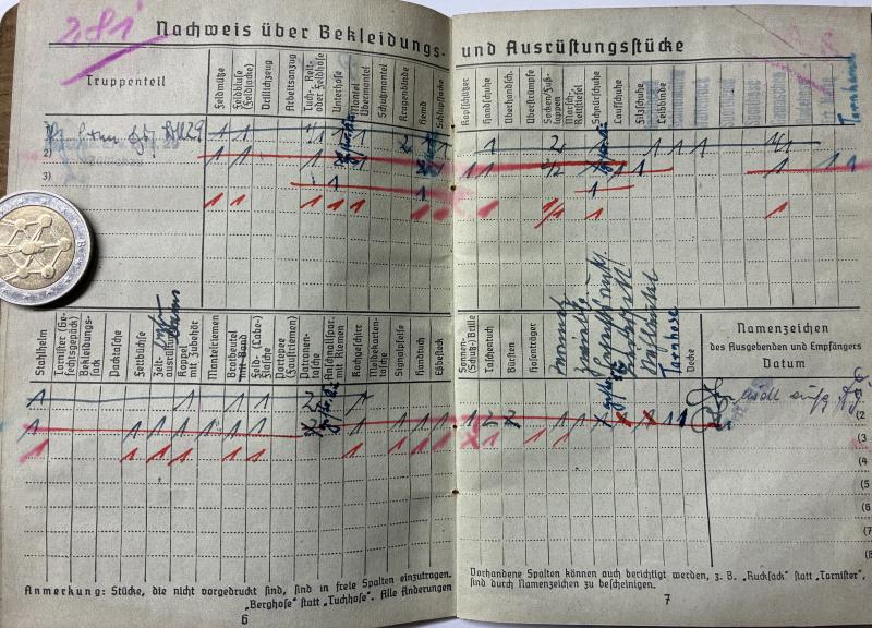Soldbuch WH (Heer) - 26.Pz.Div. - Africa - Hein