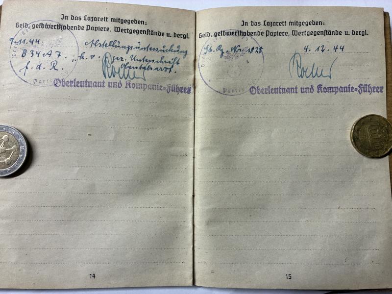 Soldbuch WH (Heer) - 26.Pz.Div. - Africa - Hein