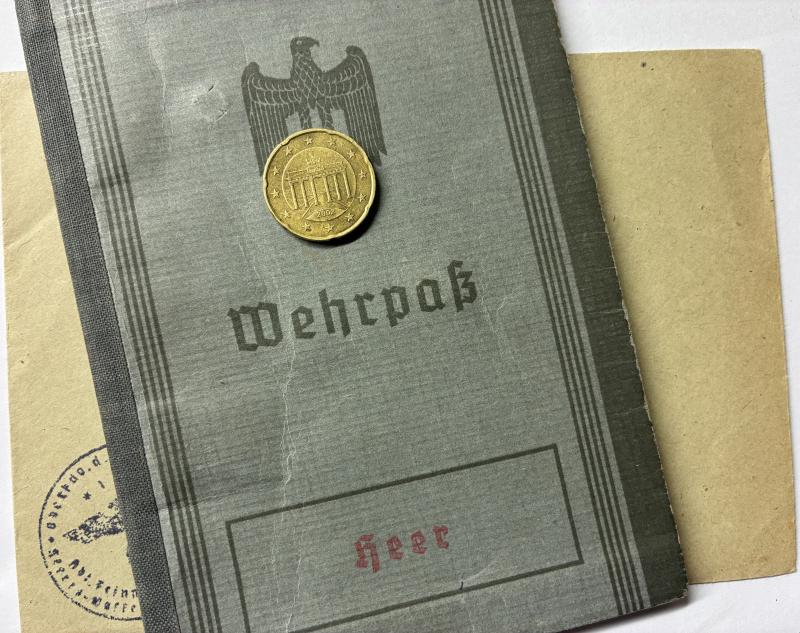 Wehrpass -  WH (Heer) - OKH-HWA - Gäfgen