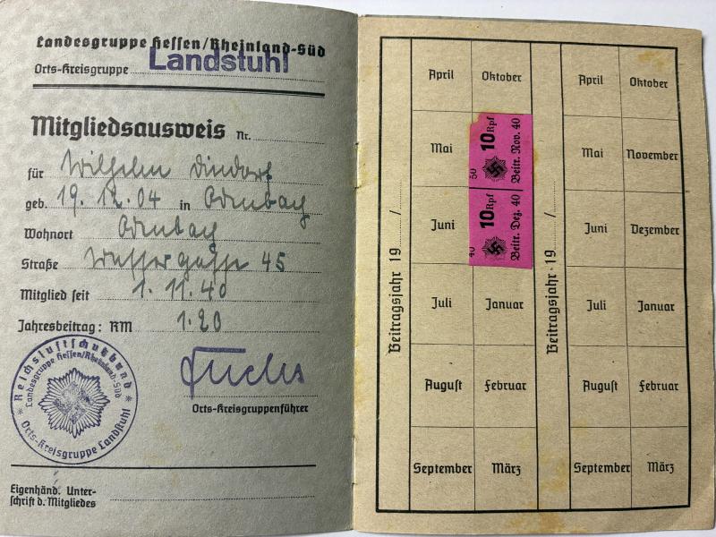 Wehrpass/Soldbuch/NSKK Pass/