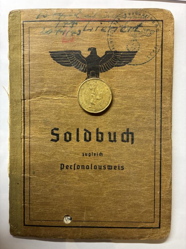 Soldbuch  WH (Heer) - schw.Art.Abt.816 - Lienert