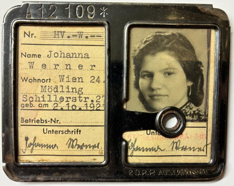 Herman Göring factory I.D. - Vienna - Werner